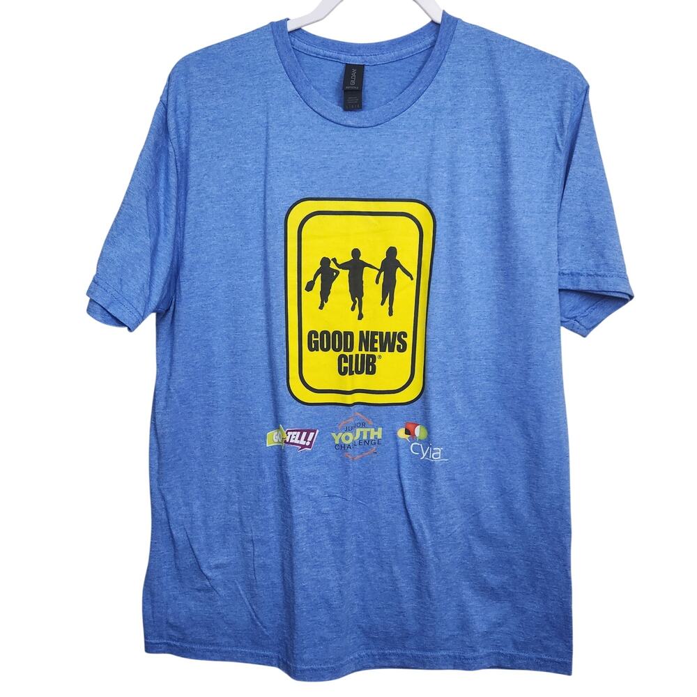 CYIA Child Evangelism Fellowship CEF T-Shirt Junior Youth Challenge Go & Tell L